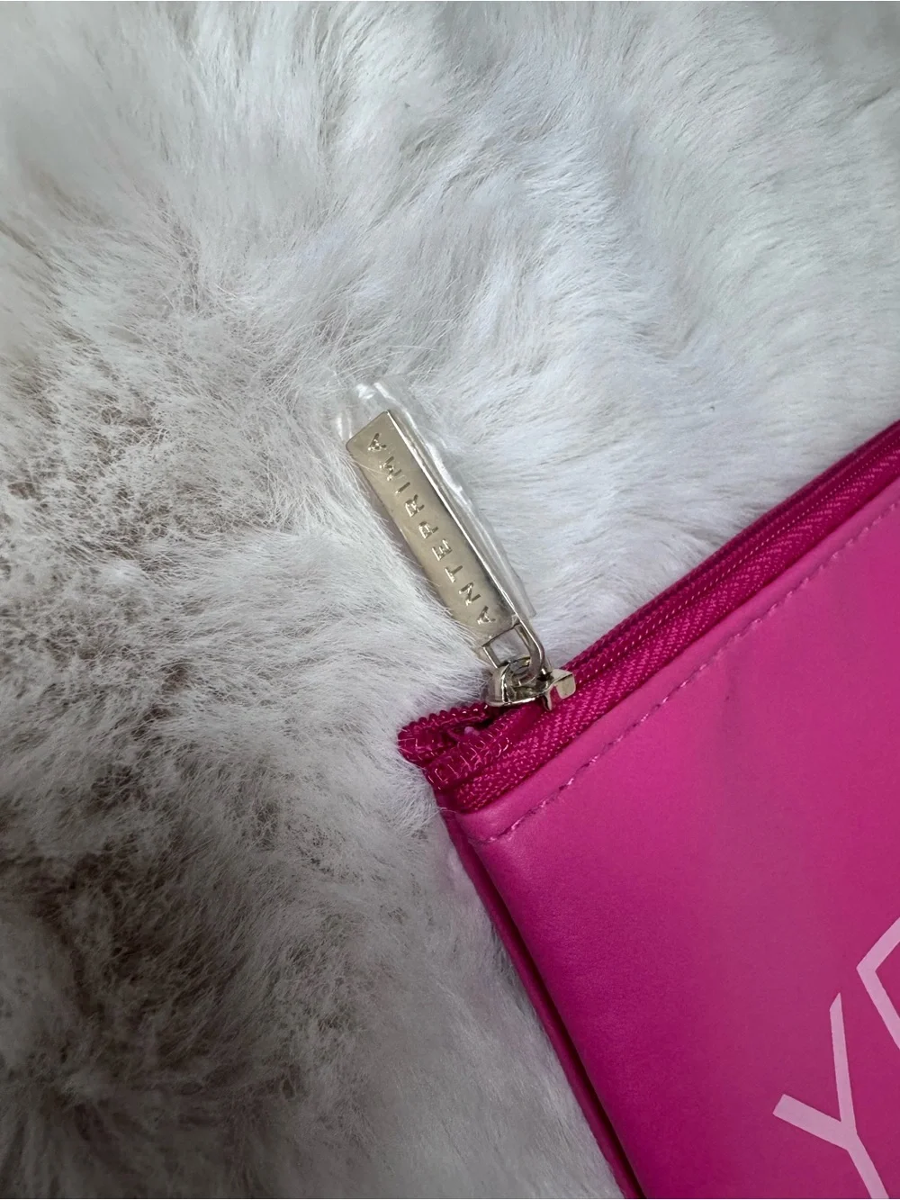 YES I DO Pink Zip Pouch - Women’s Cosmetic Bag ‼️No Box‼️